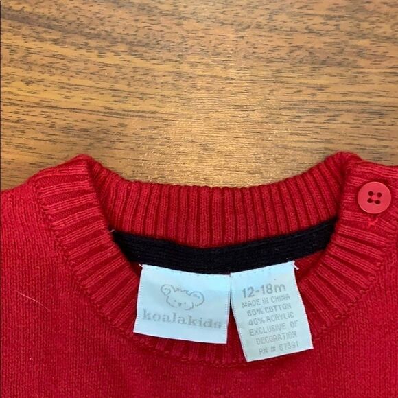 NWT Koala Kids Penguin Sweater 12-18 Months - Picture 2 of 2